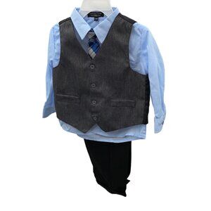Boys dress clothes Sahara Club 24M shirt vest tie pants